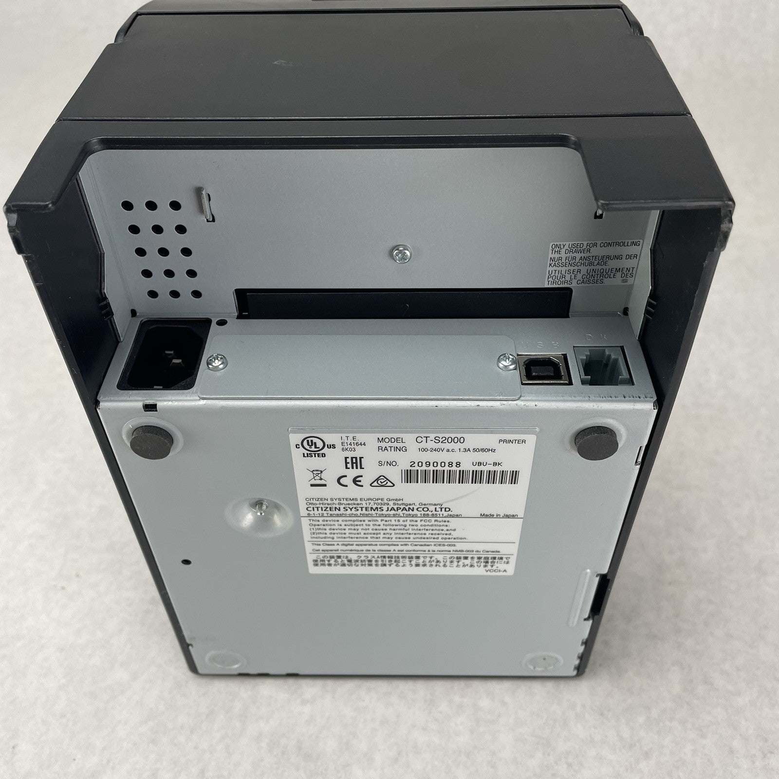 Citizen CT-S2000 USB Thermal POS Receipt Printer Tested