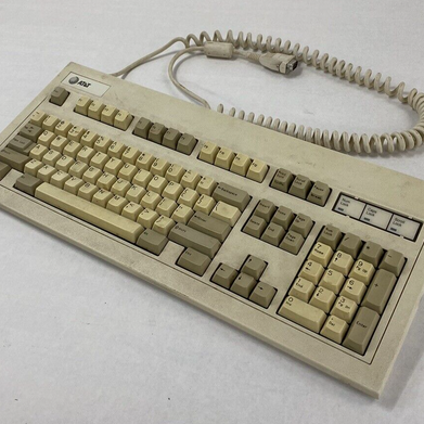 Vintage AT&T CIG8AVE03417 Enhanced Keyboard Key Tronic Untested
