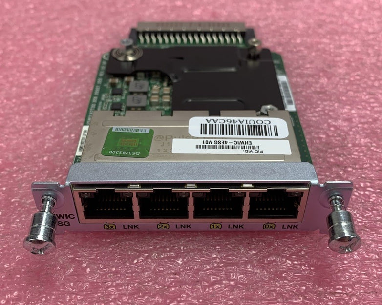 Cisco EHWIC-4ESG V01 4-Port Gigabit Interface Card