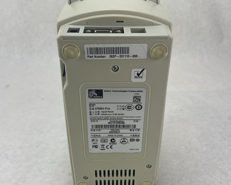 Zebra LP-2824 Desktop Thermal Label Printer- No Cords
