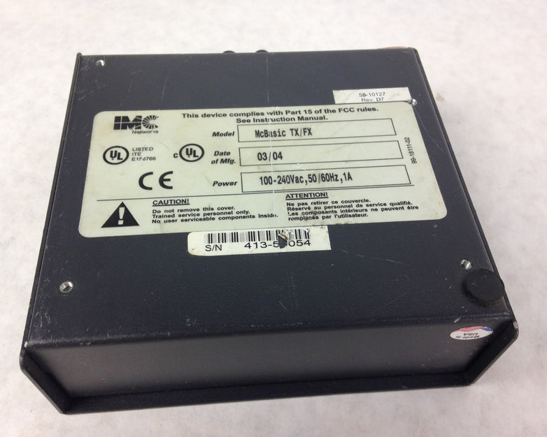 IMC Networks Compact Media Converter McBasic TX/FX IMC MM1300-ST