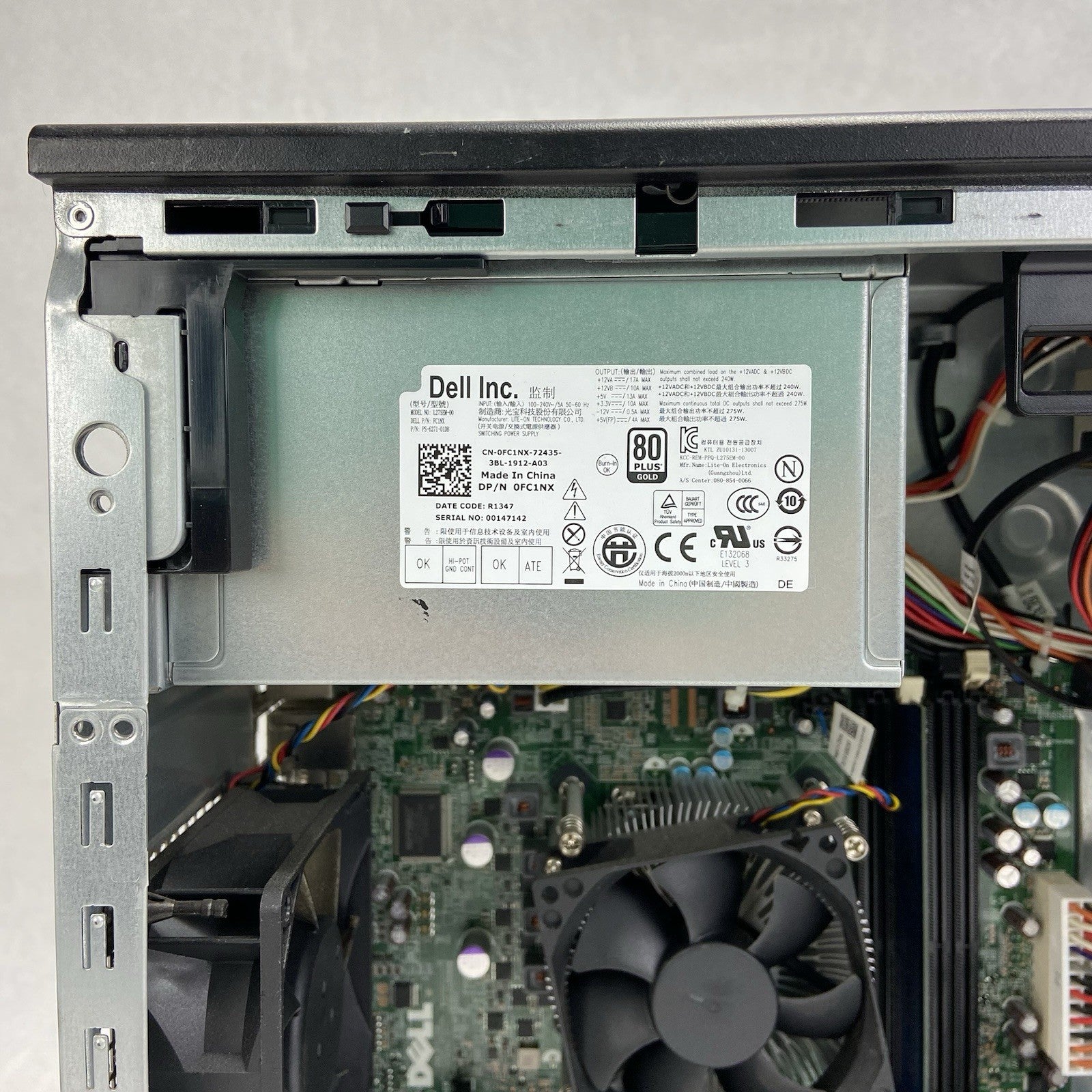 Dell Optiplex 7010 MT Intel Core i7-3770 3.4GHz 4GB RAM No HDD No OS9
