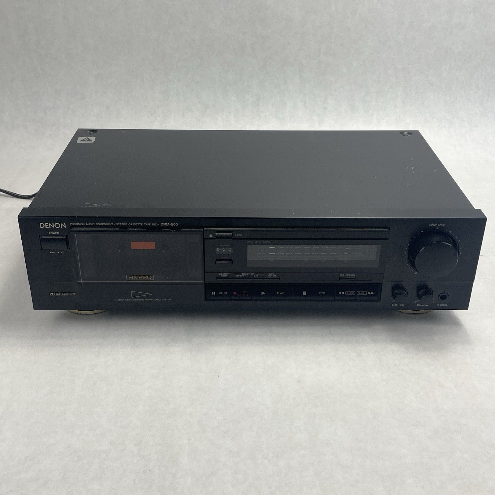 Denon DRM-500 Dolby Stereo Cassette Tape Deck Tested1
