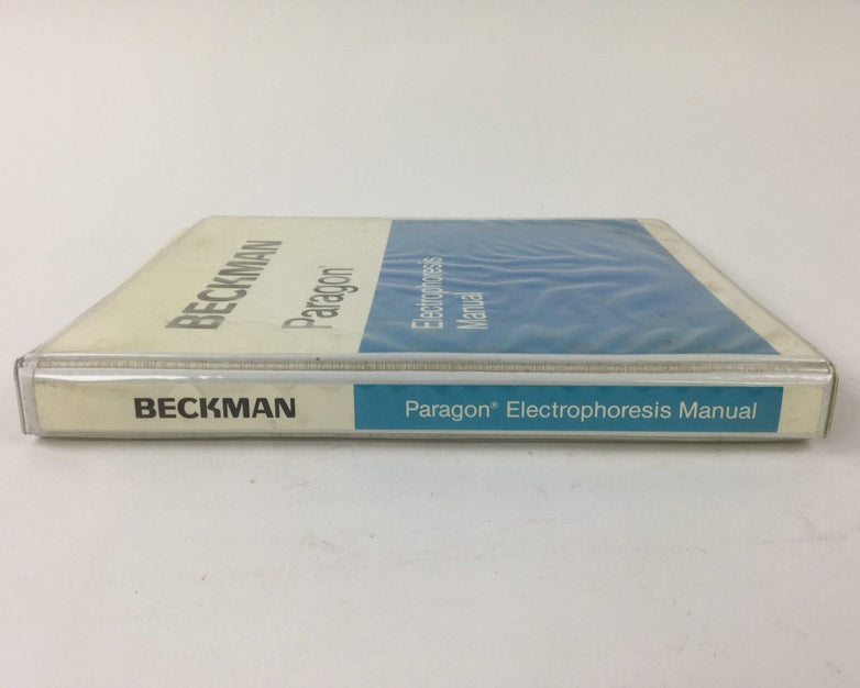 Beckman Paragon Electrophoresis Manual