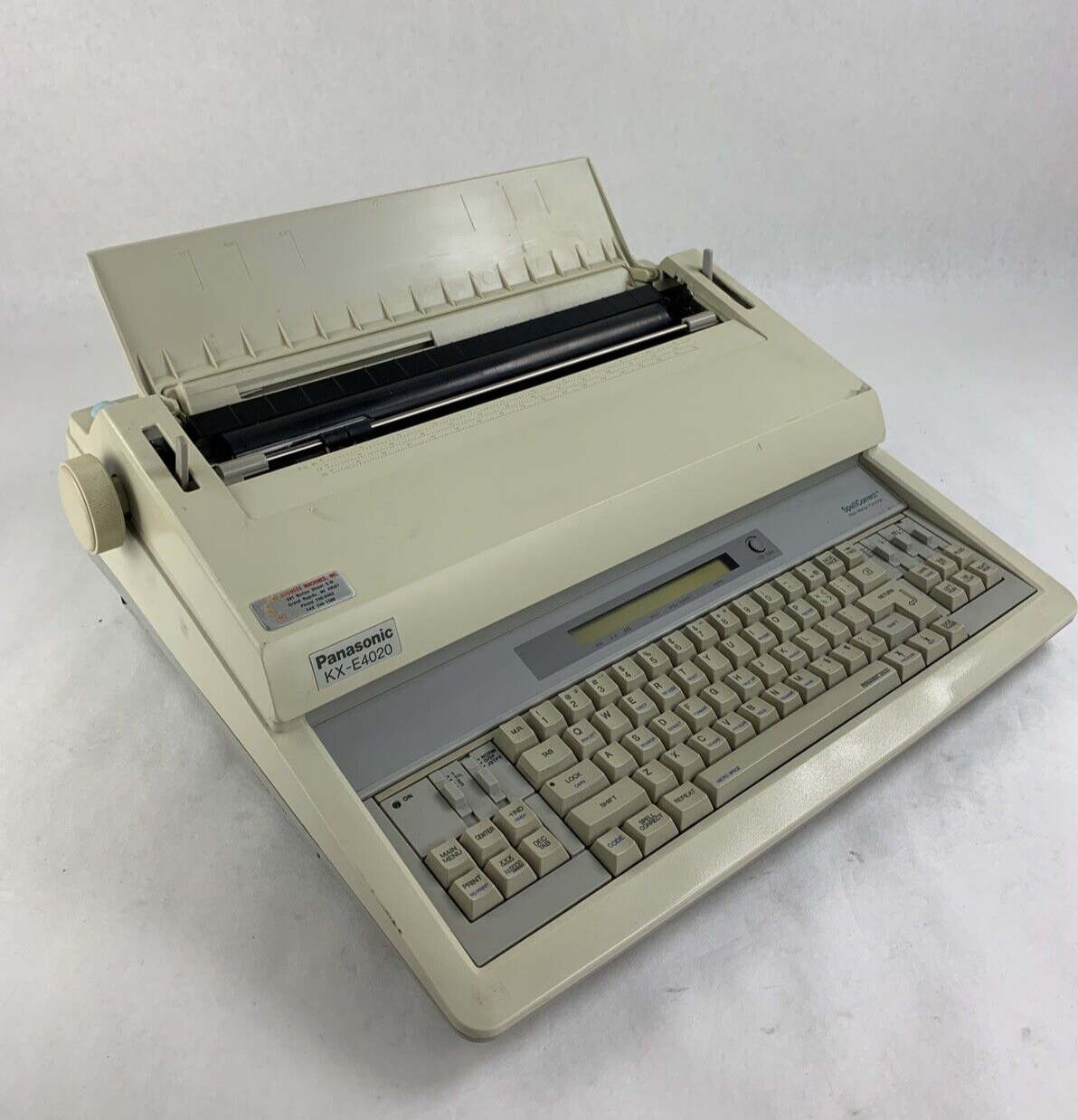 Vintage Panasonic Electronic Typewriter KX-E4020 Bad Roller Still Types