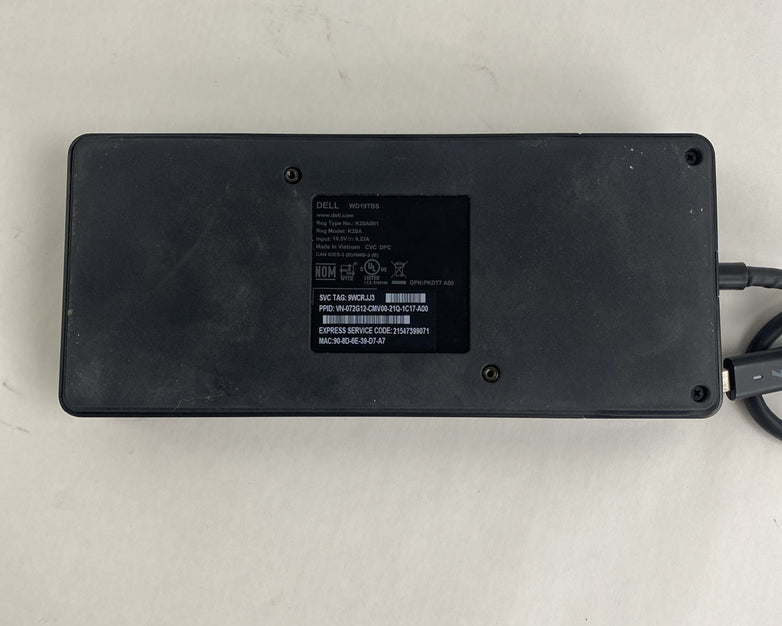 Dell WD19TBS Thunderbolt Docking Station No AC Adapter Lot of 2