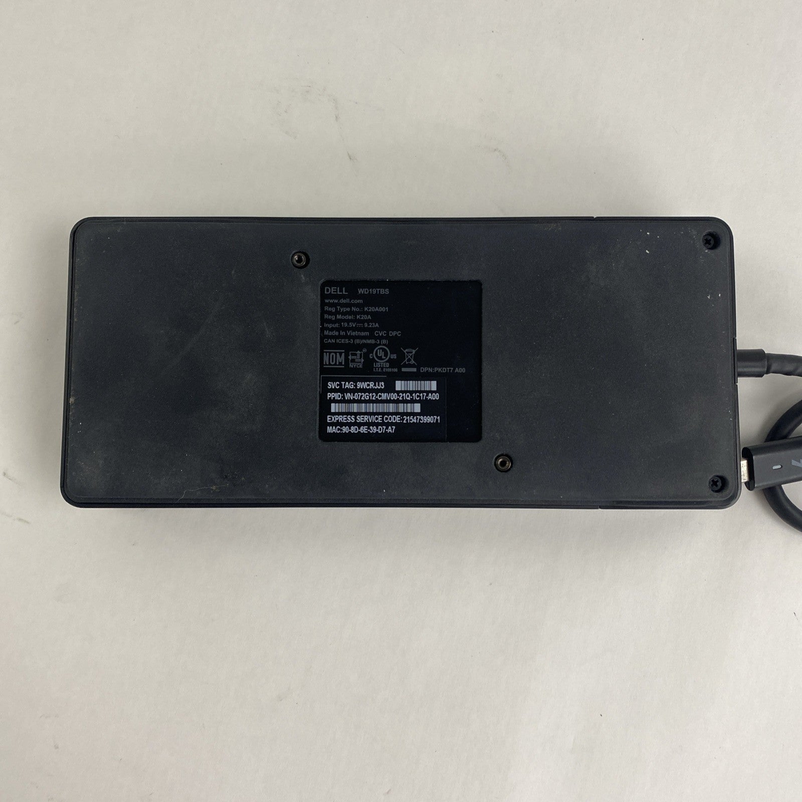 Dell WD19TBS Thunderbolt Docking Station No AC Adapter Lot of 28