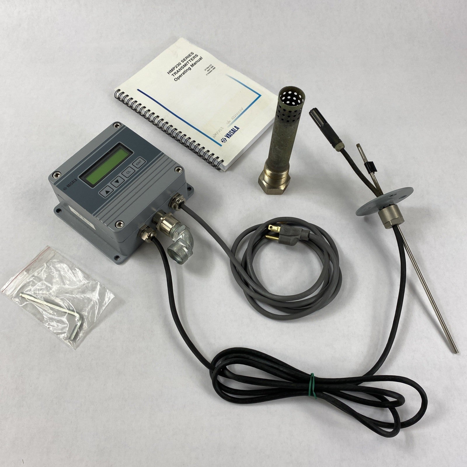 Vaisala HMP233 Humidity and Temperature Transmitter D2A1A2AA32A2B1A w/ Probe0