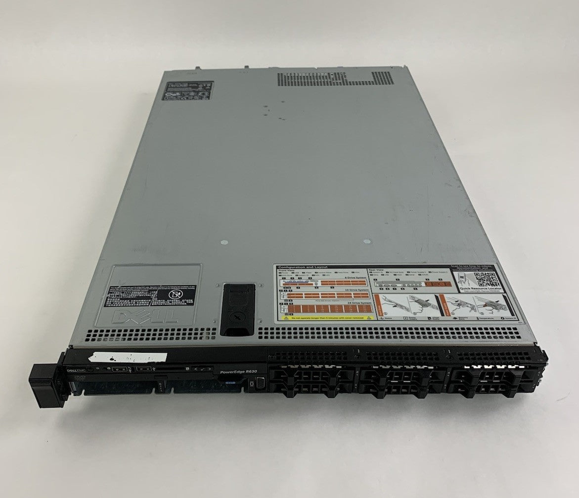 Dell PowerEdge R630 1U Server 1x Intel Xeon E5-2543 V3 3.4GHz 16GB RAM No HDD/OS1