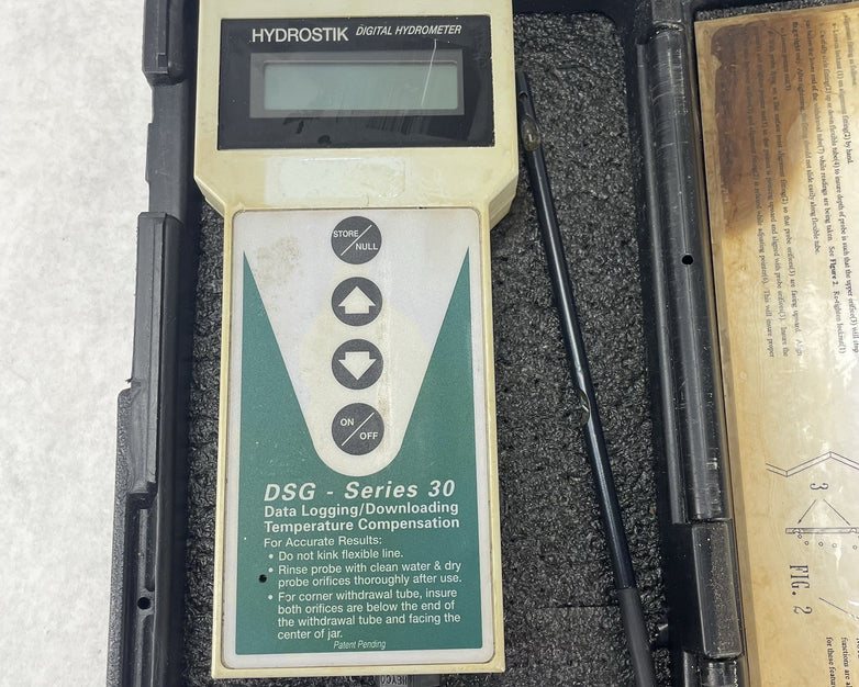 Hydrostik  DSG-30 Digital Hydrometer Alber Corp Untested