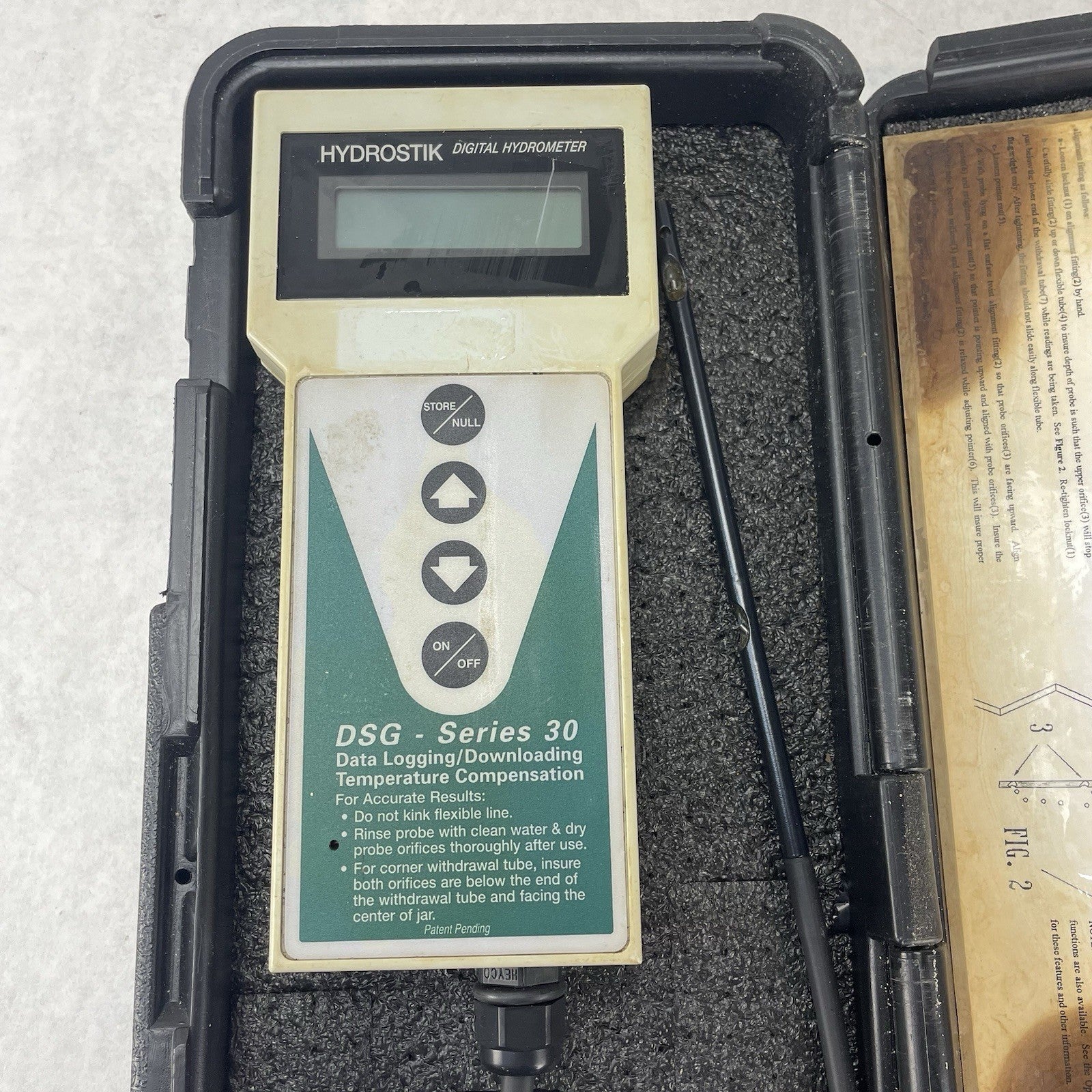 Hydrostik  DSG-30 Digital Hydrometer Alber Corp Untested2