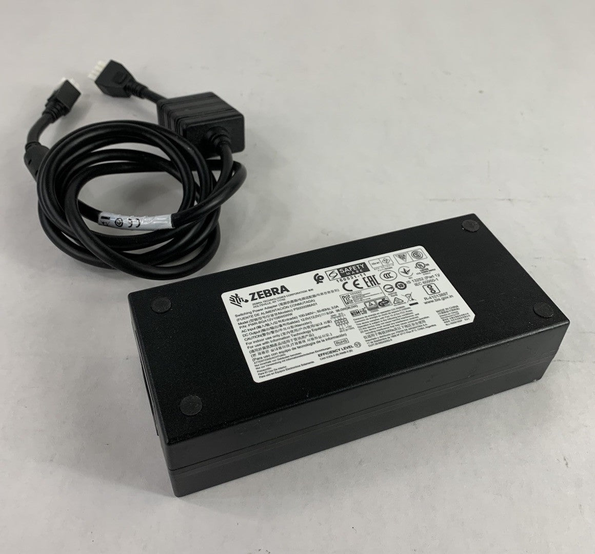 Zebra PS000086A01 PWR-BGA12V108W0WW 12V 9A 98W AC Adapter Power Supply0