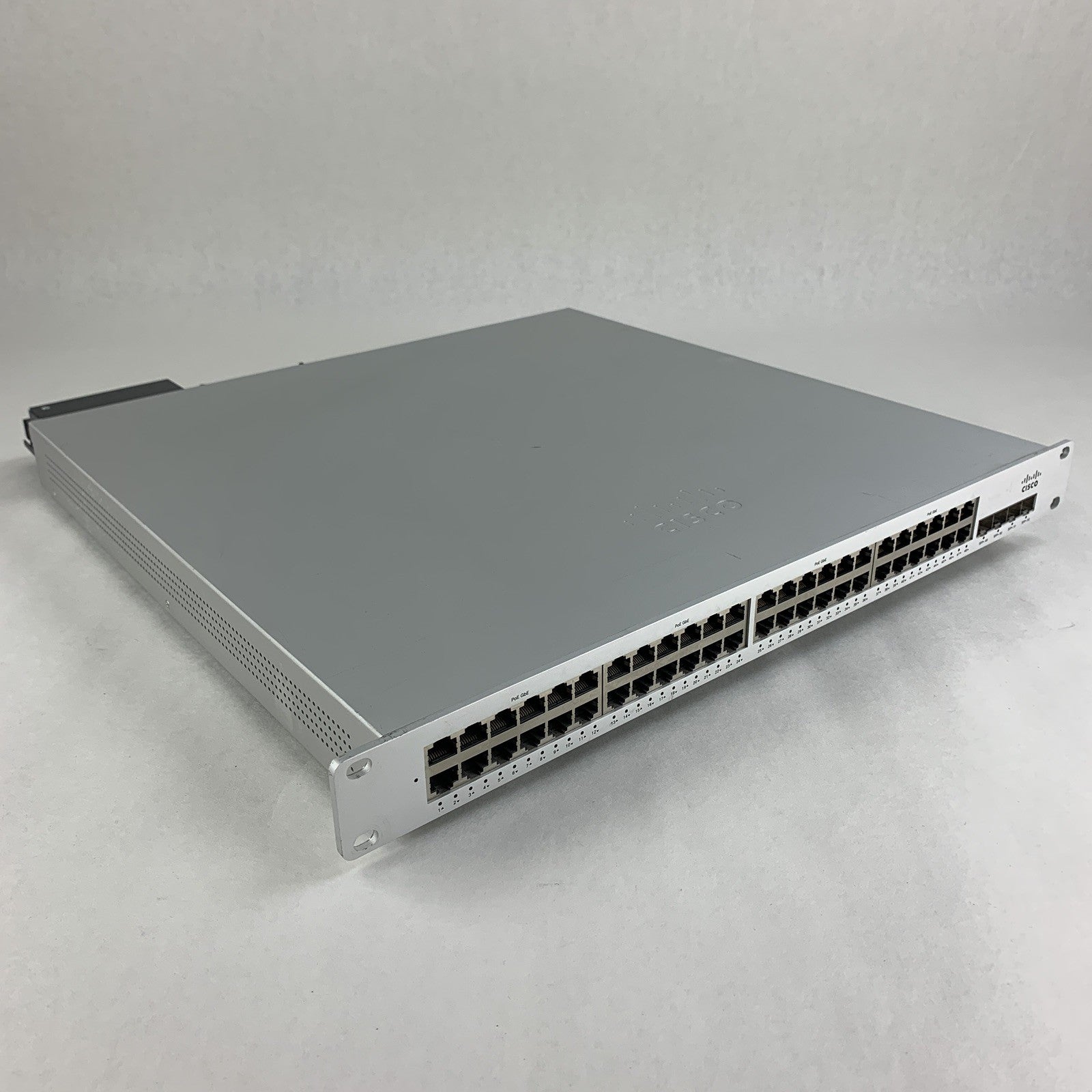 Cisco Meraki MS350-48FP-HW 48-Port PoE Managed Ethernet Switch Tested Reset