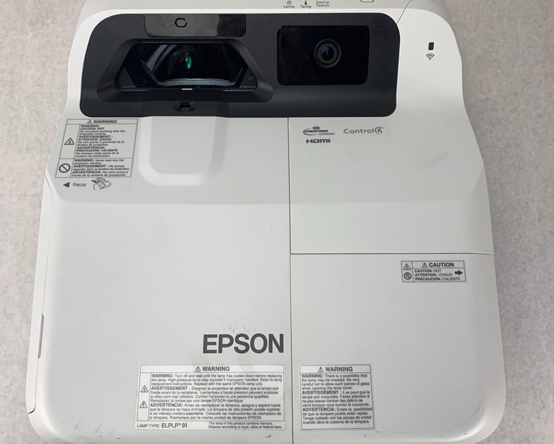 Epson PowerLite 695Wi H740A LCD Lamp Projector 1025 Lamp Hours - No Remote