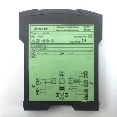 Goosen Metrawat Camille Bauer SINEAX B811 Power Pack 811-12B00000, 24V