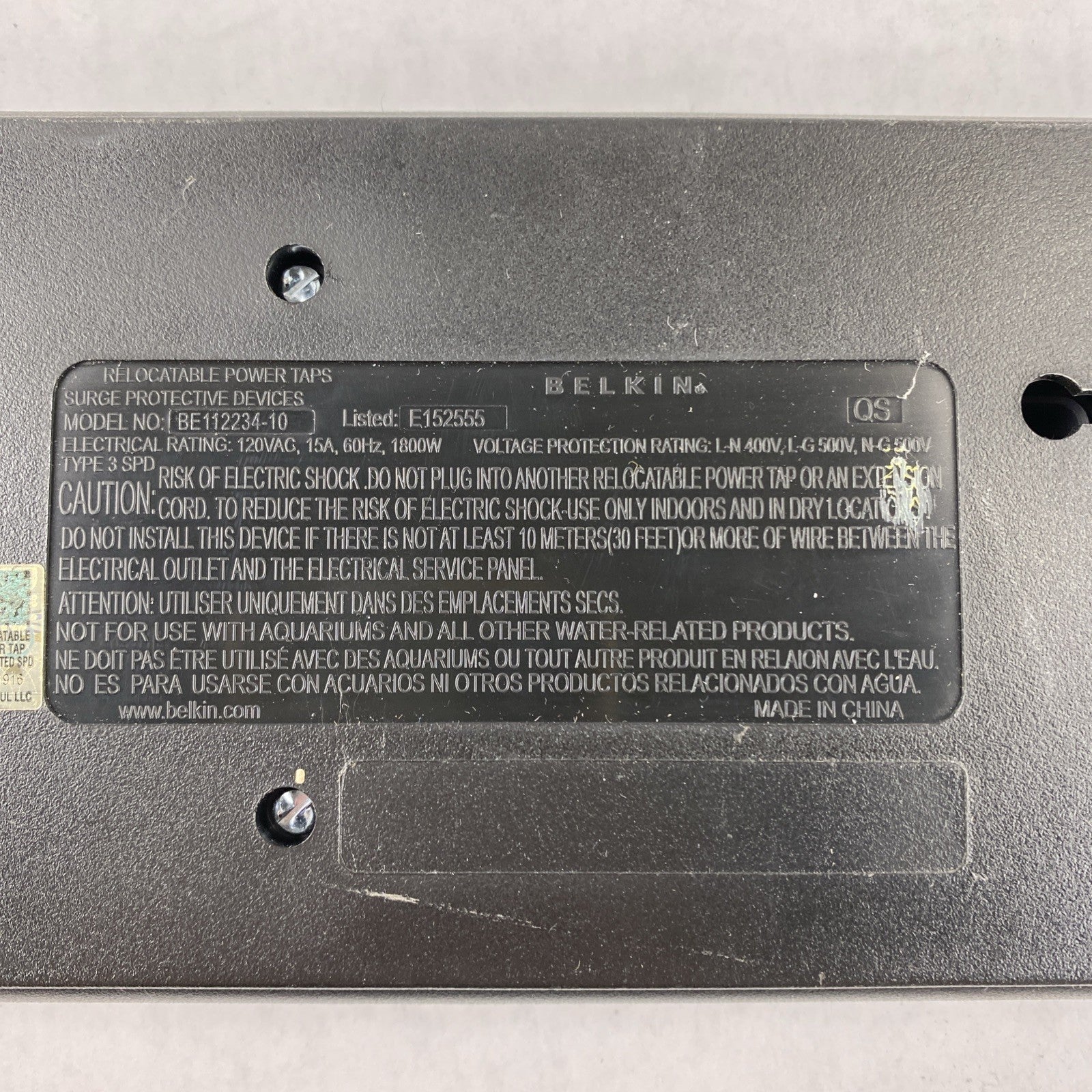 Belkin BE112234-10 Surge Protector Lot of 34