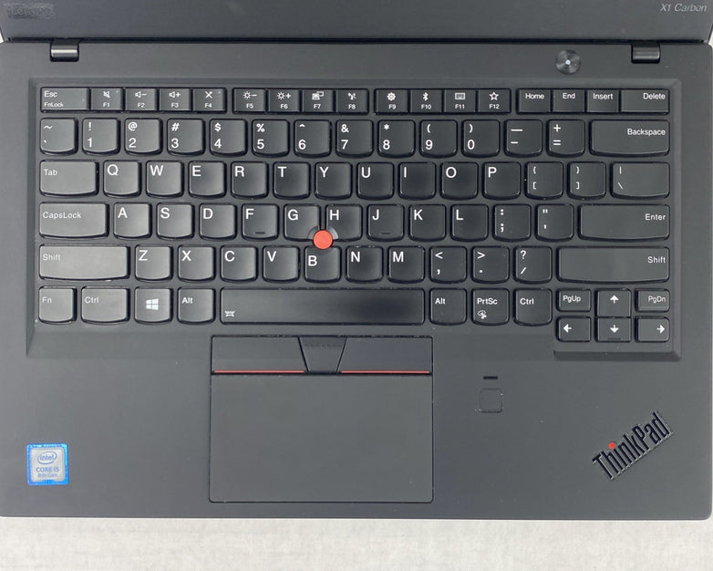 Lenovo ThinkPad X1 Carbon 6th Gen i5-8250U 1.6GHz 8GB RAM 14" No Batt. No HDD/OS