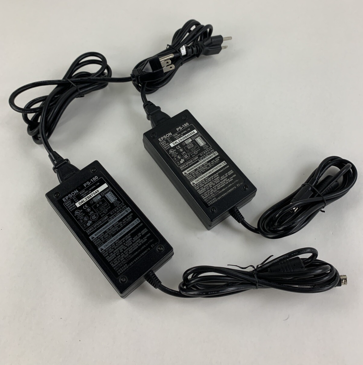 Epson PS-180 M244A AC Adapter Power Supply M159B M159A Printers Lot of 2