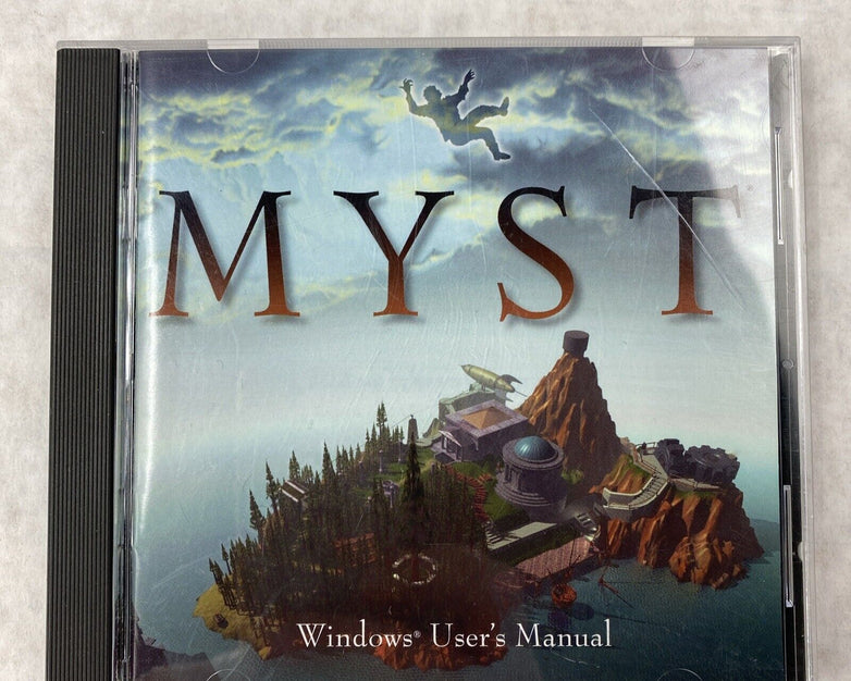 Riven 1997 + Myst 1993 Bundle MPC Classic Windows PC Game with Manuals