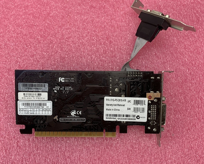 EVGA GeForce GT 610 01G-P3-2615-KR 1GB DDR3 PCIe Graphics Card