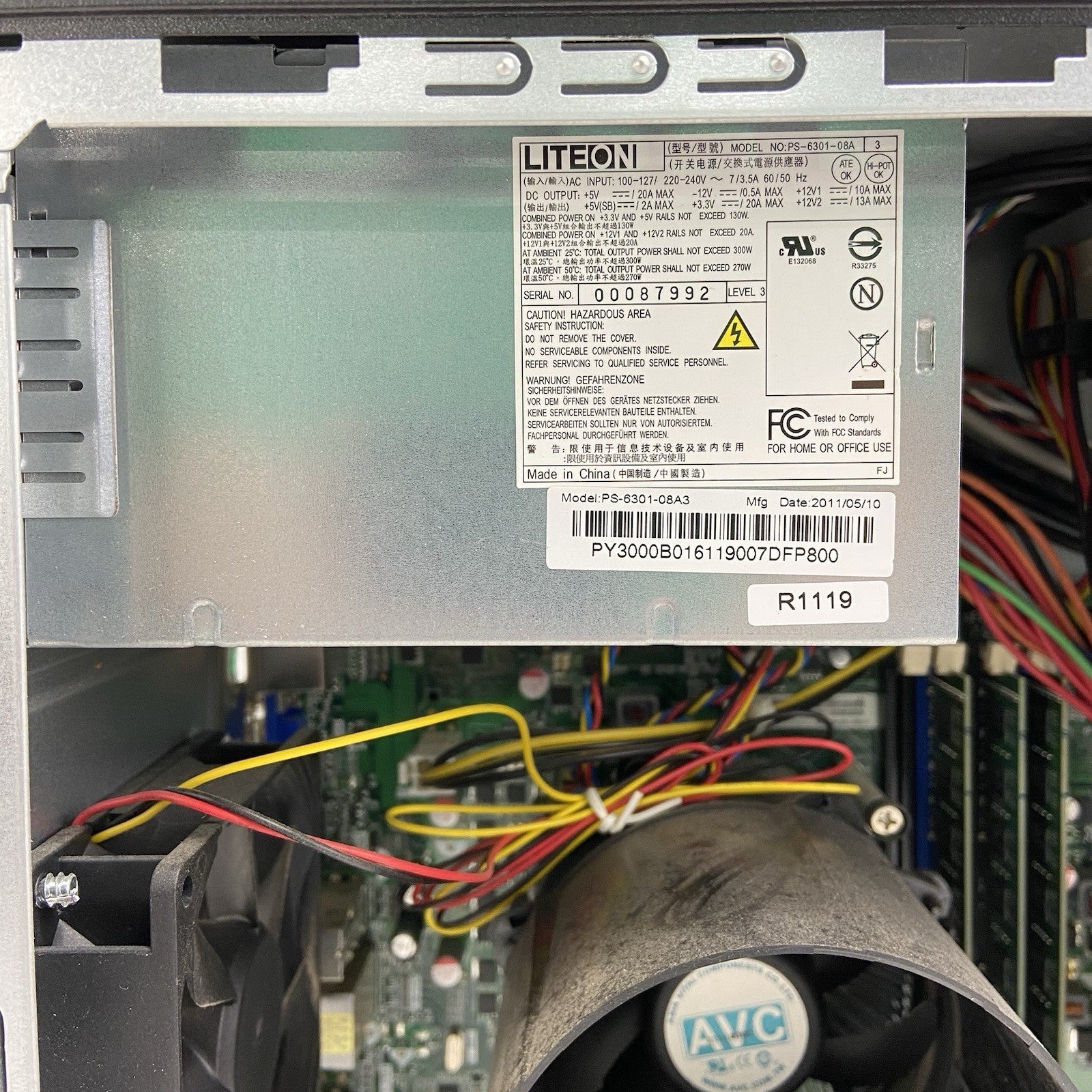 Gateway DX4860 MT Intel Core i3-2100 3.1GHz 6GB RAM No HDD No OS9