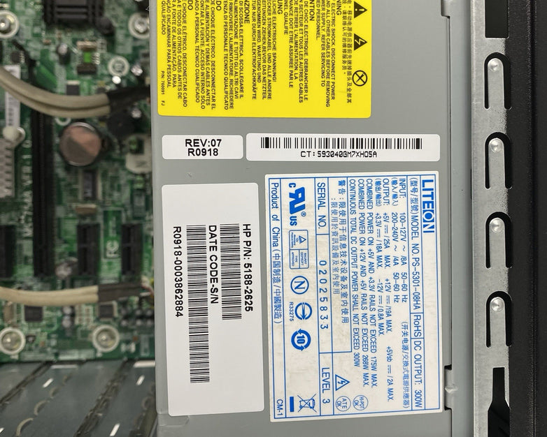 HP Pavilion a6868w MT AMD Phenom 9150e 1.80GHz 7GB RAM No HDD No OS