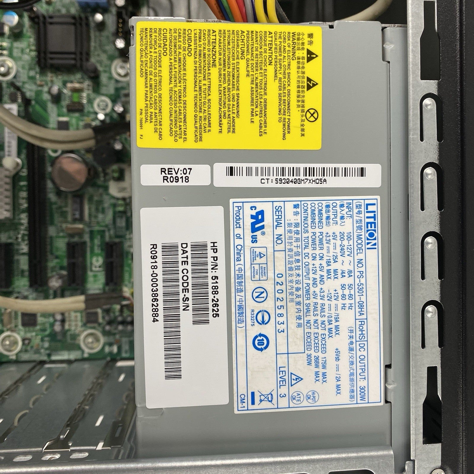 HP Pavilion a6868w MT AMD Phenom 9150e 1.80GHz 7GB RAM No HDD No OS