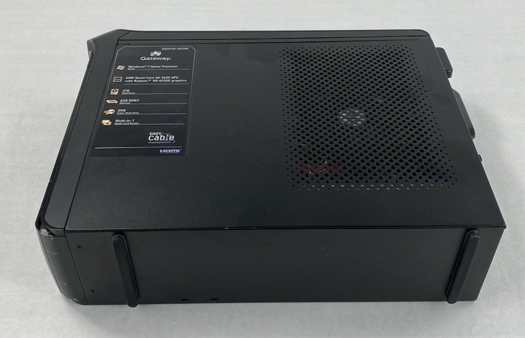 Gateway SX2370-US10P SFF AMD A6-3620 2.20GHz 6GB RAM No HDD No OS