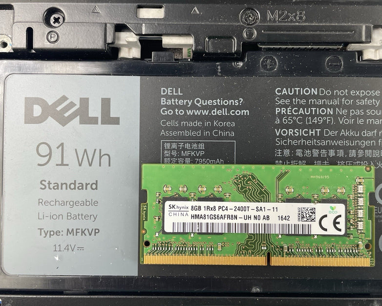 Dell Precision 7510 15.6" i7-6820HQ 2.70 GHz 8 GB RAM No SSD/OS/AC/Batt - READ