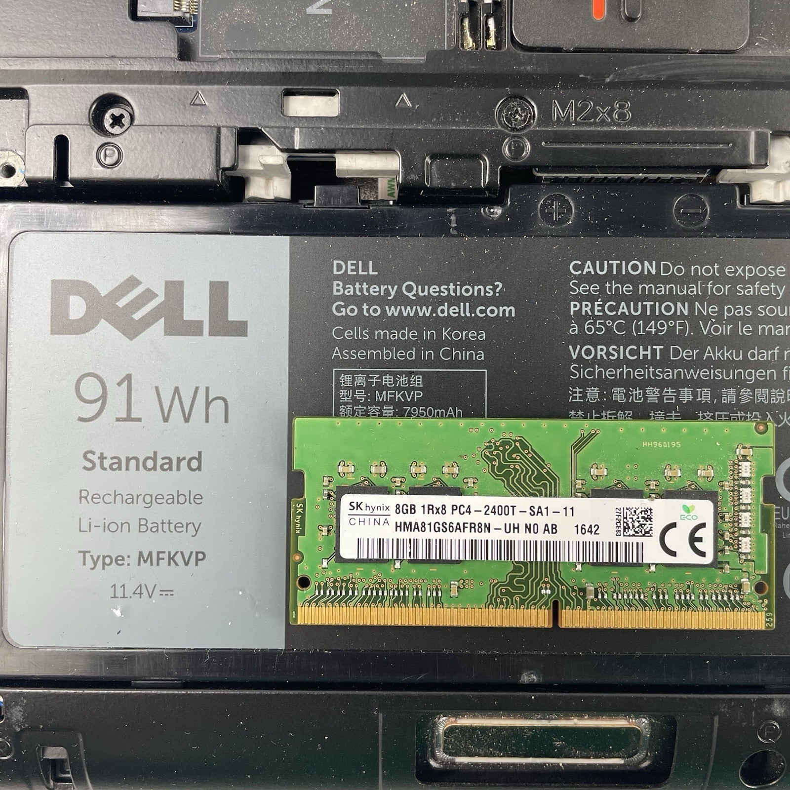 Dell Precision 7510 15.6" i7-6820HQ 2.70 GHz 8 GB RAM No SSD/OS/AC/Batt - READ17