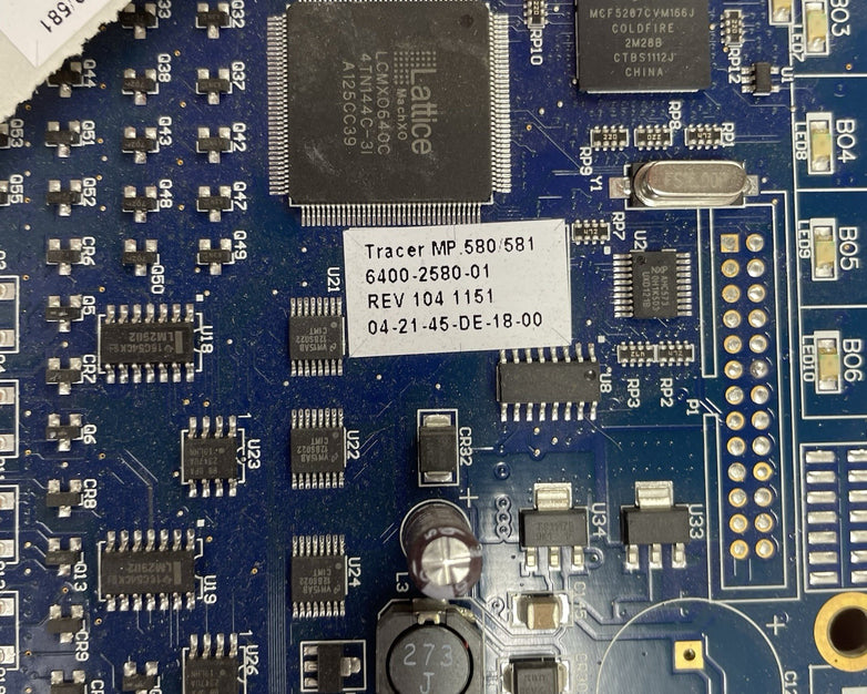 Trane Tracer MP580/581 Control Board 6400-2580-01