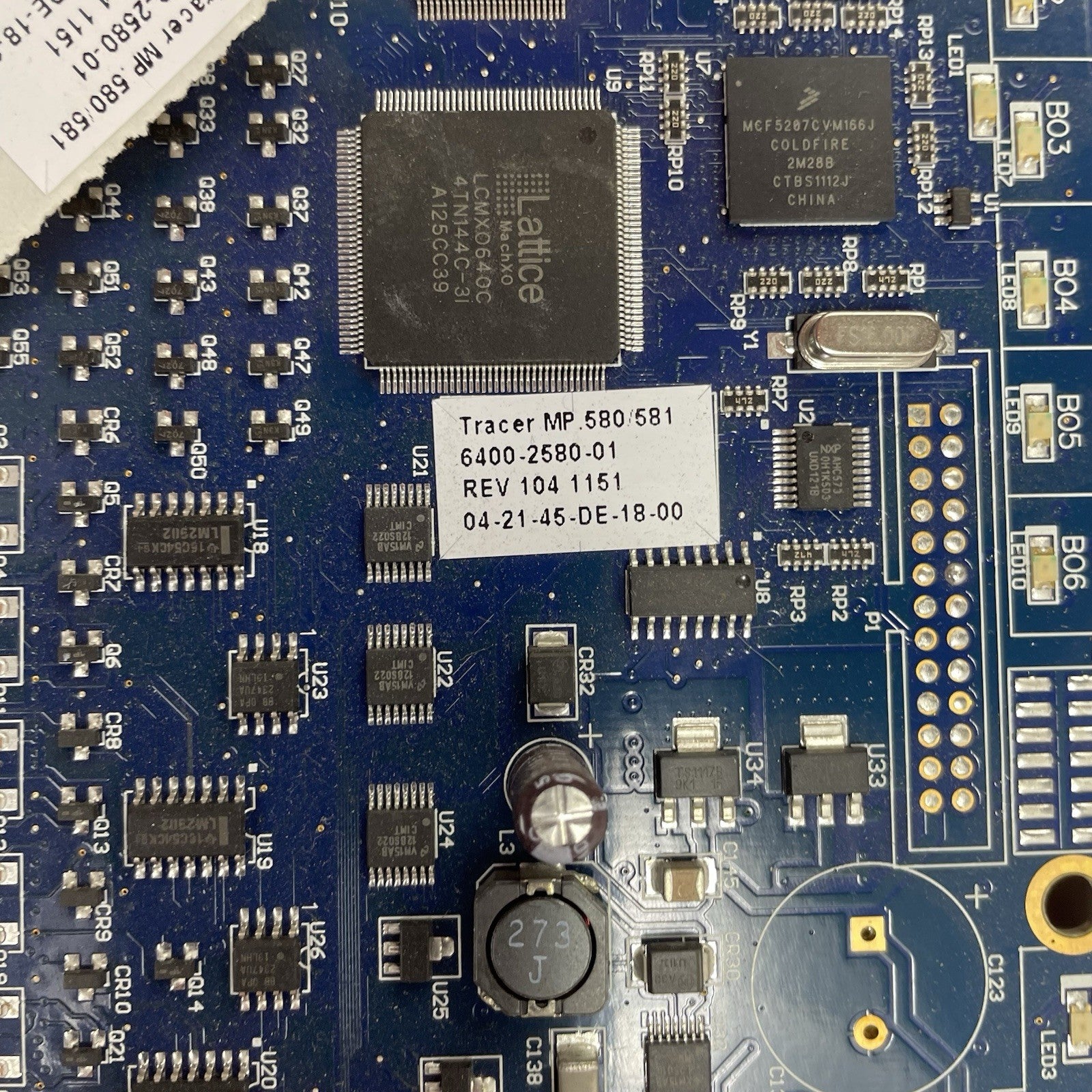 Trane Tracer MP580/581 Control Board 6400-2580-01