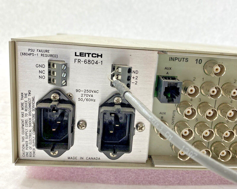 Leitch FR-6804-1 Digital Glue with 10x DVB-8020D video buffer cards
