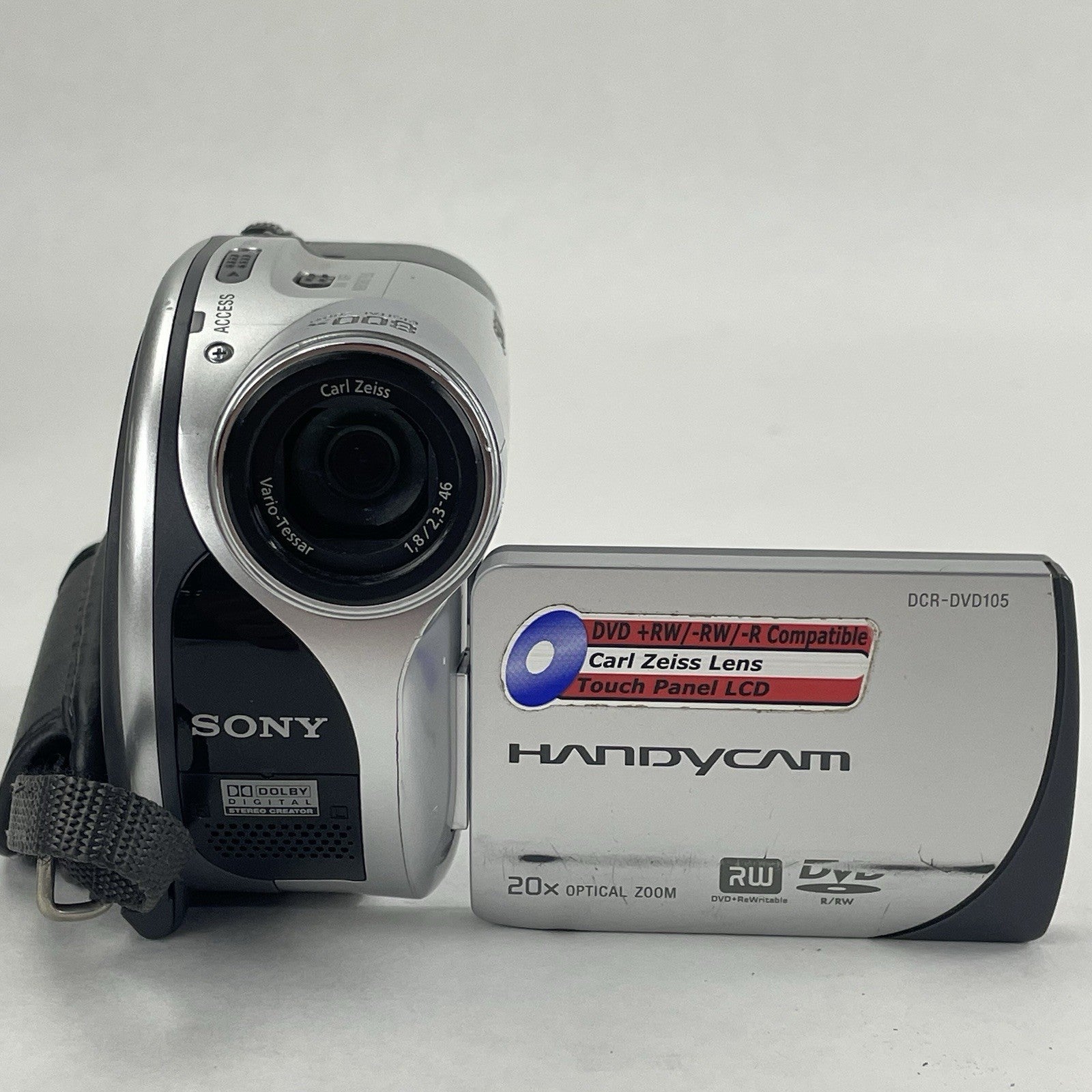 Sony Handycam DCR-DVD105E Tested & Reset No Power Cord No Disc6