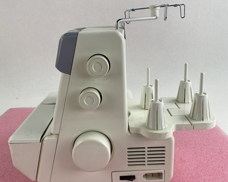 Janome 634 D MyLock Sewing Machine Eloctronic Controlled No Pedal or Cord