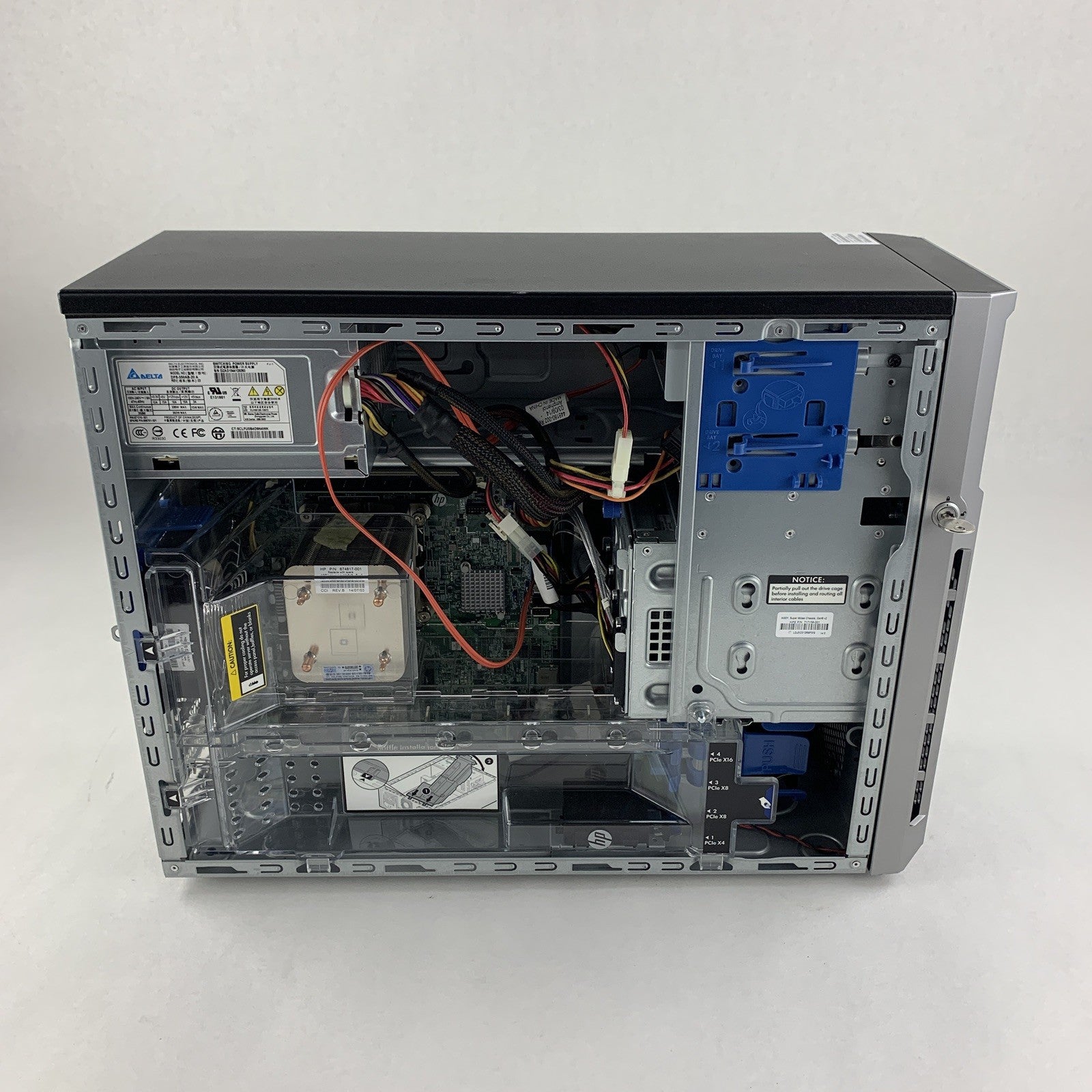 HP Proliant ML310e Gen8 v2 Server Xeon E3-1220 V3 3.1 GHz 8 GB Ram No HDD No OS