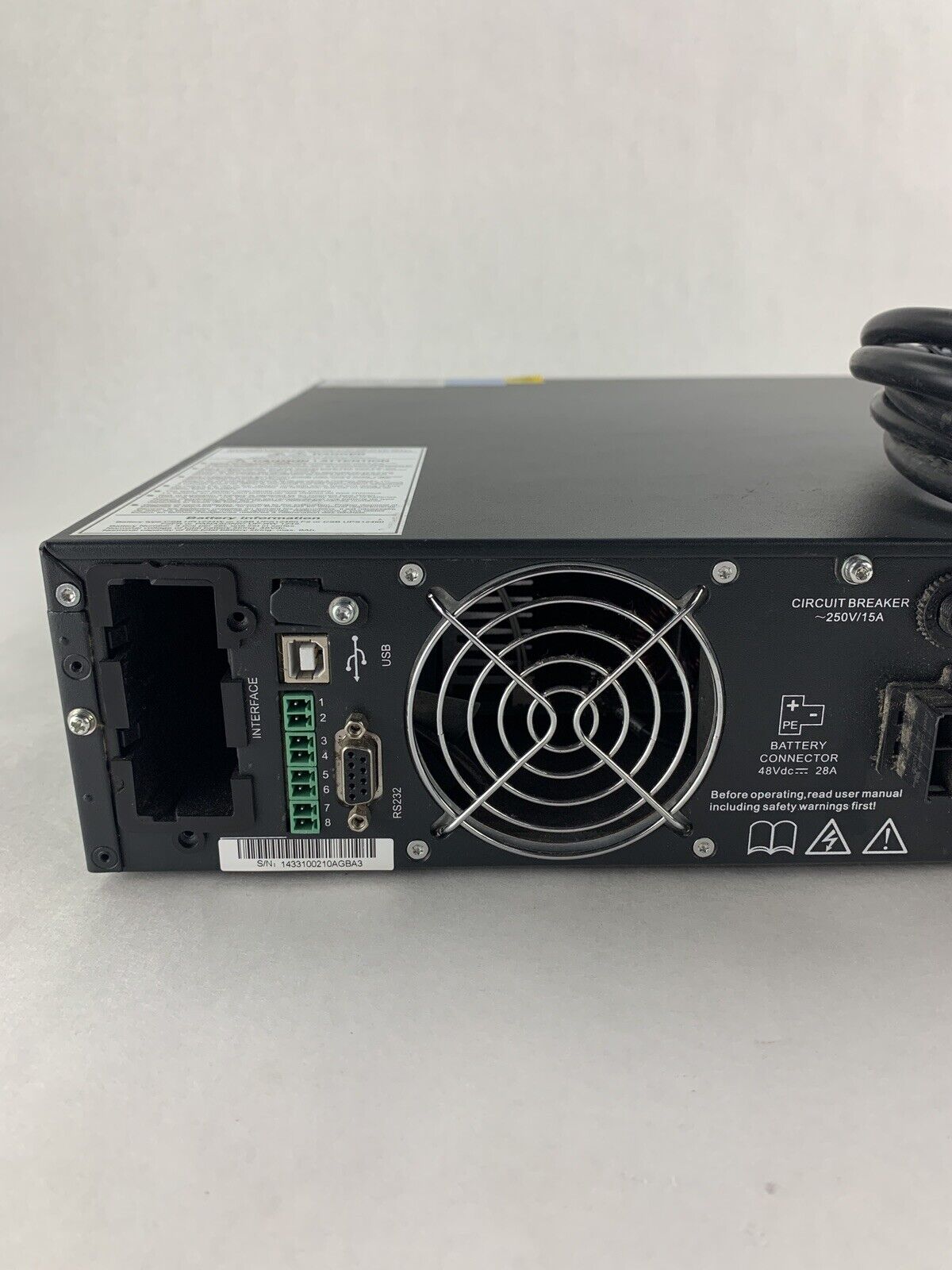 Emerson Vertiv Liebert GXT4-1500RT120 Network Power UPS System No Batteries