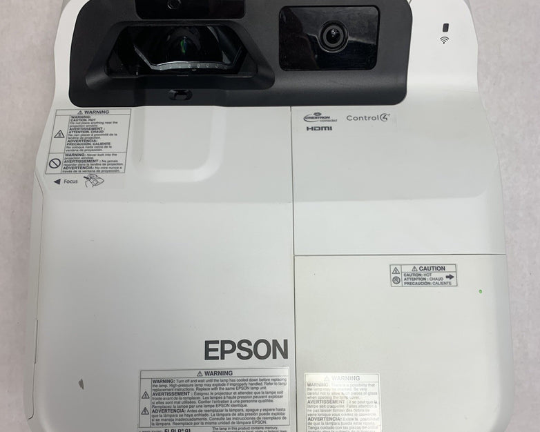 Epson PowerLite 695Wi H740A LCD Lamp Projector 1287 Lamp Hours - No Remote