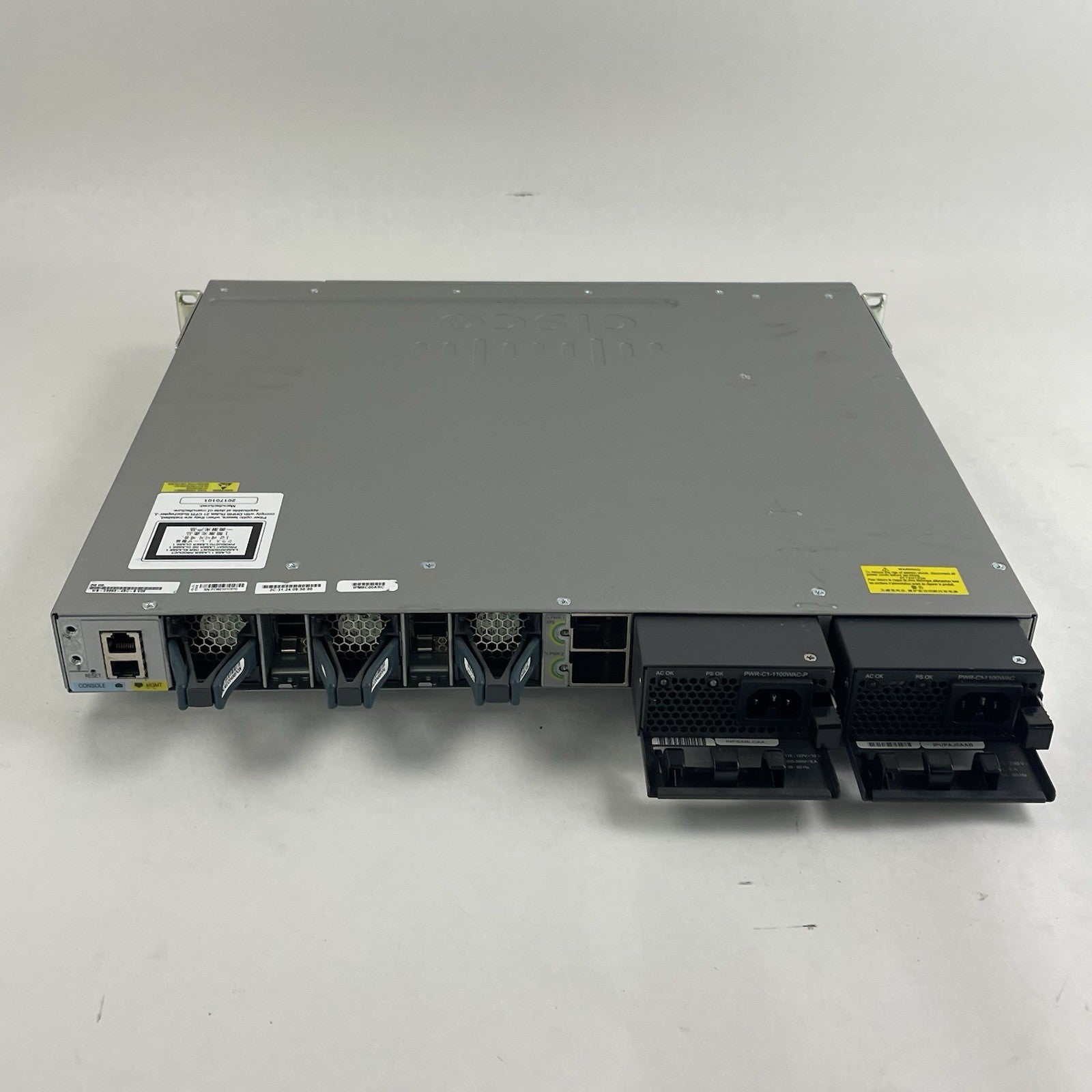 Cisco WS-C3850-48U-S V06 48-Port UPoE Switch  2x 1100W PSU Tested & Reset5