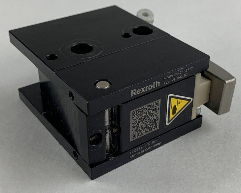Rexroth 3842552717 Stop Gate Block Cylinder Untested