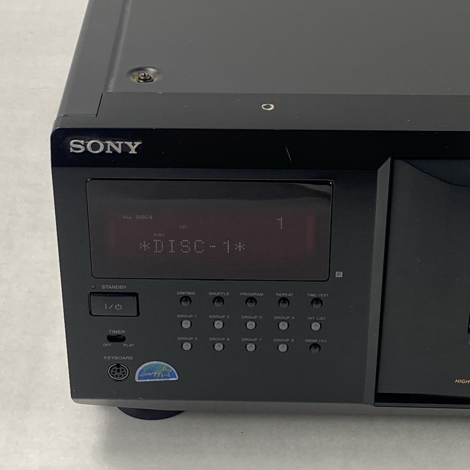 Sony CDP-CX355 Compact Disc Player - Parts Or Repair