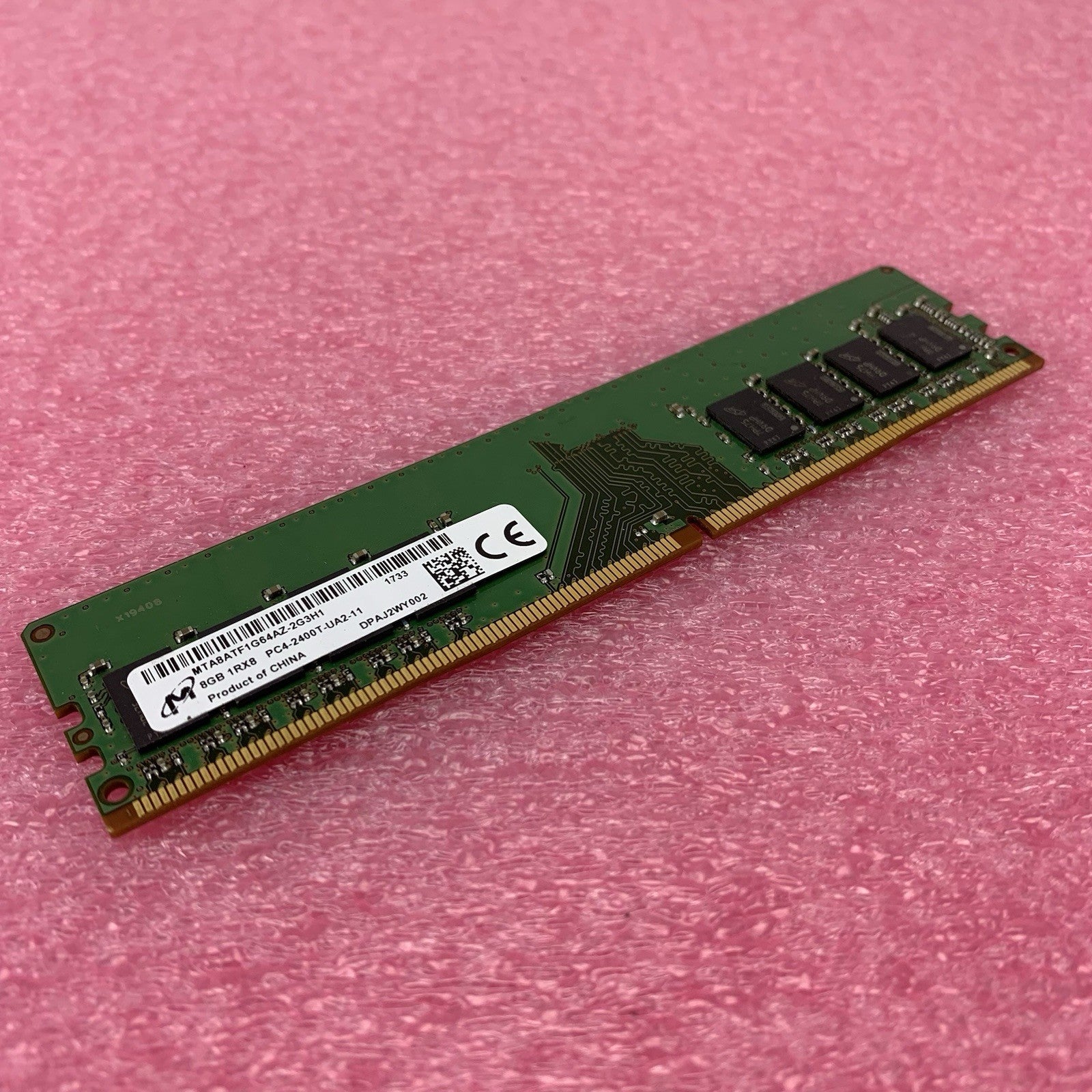 Micron MTA8ATF1G64AZ-2G3H1 PC4-2400T-UA2-11 8GB 1Rx8 Desktop Memory RAM0