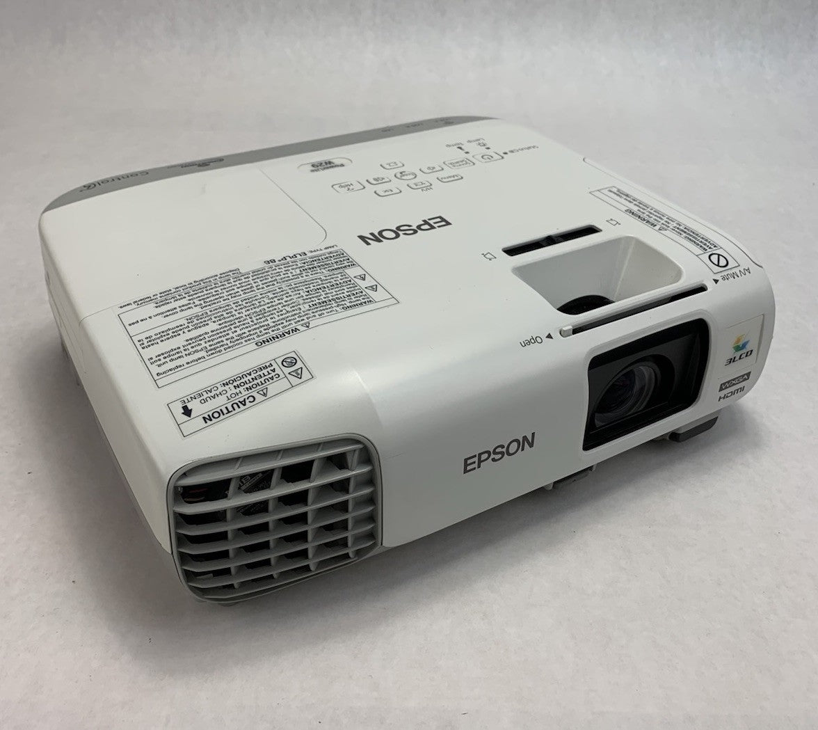 Epson PowerLite W29 H690A LCD Lamp Projector 2334 Lamp Hours - No Remote0