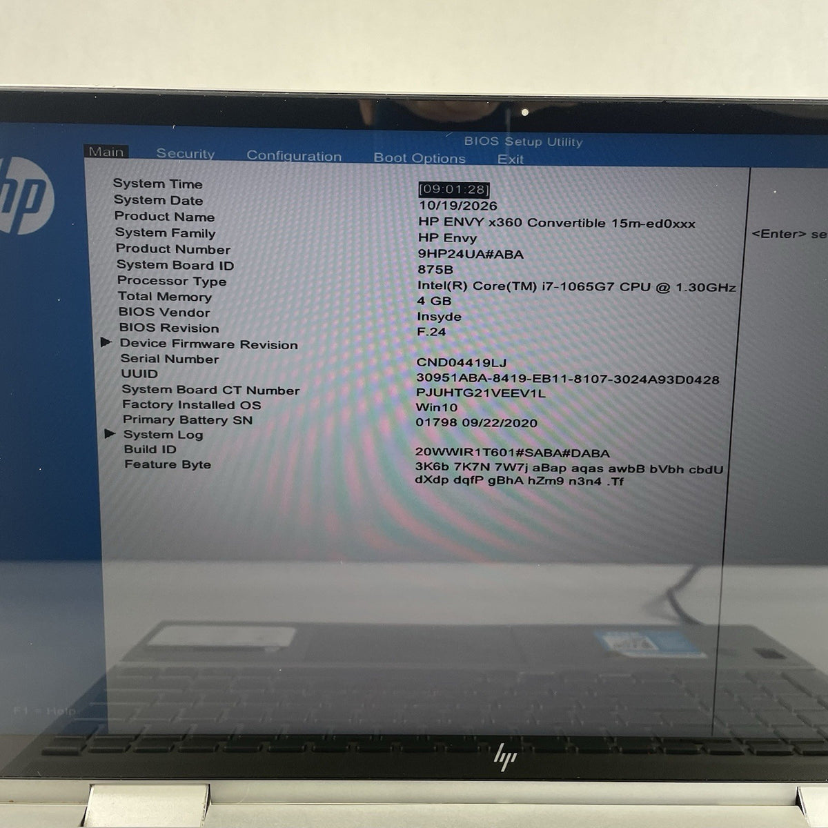 HP Envy x360 15m-ed0023dx 15.6" i7-1065G7 1.30 GHz 4 GB RAM No SSD/OS/AC3