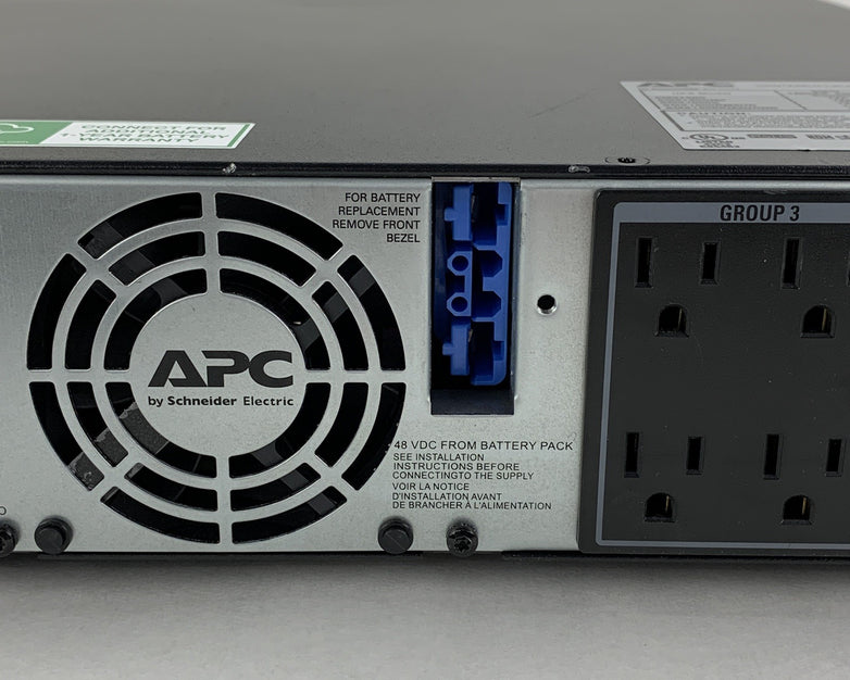 APC SMX1500RM2UCNC Rack Mounted Battery Backup AP9630 Tested No Batts No Caddy