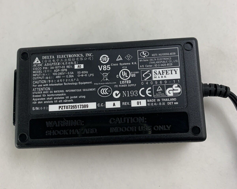 Lot of 3 Delta ADP-18PB AC/DC Adapter Power Supply