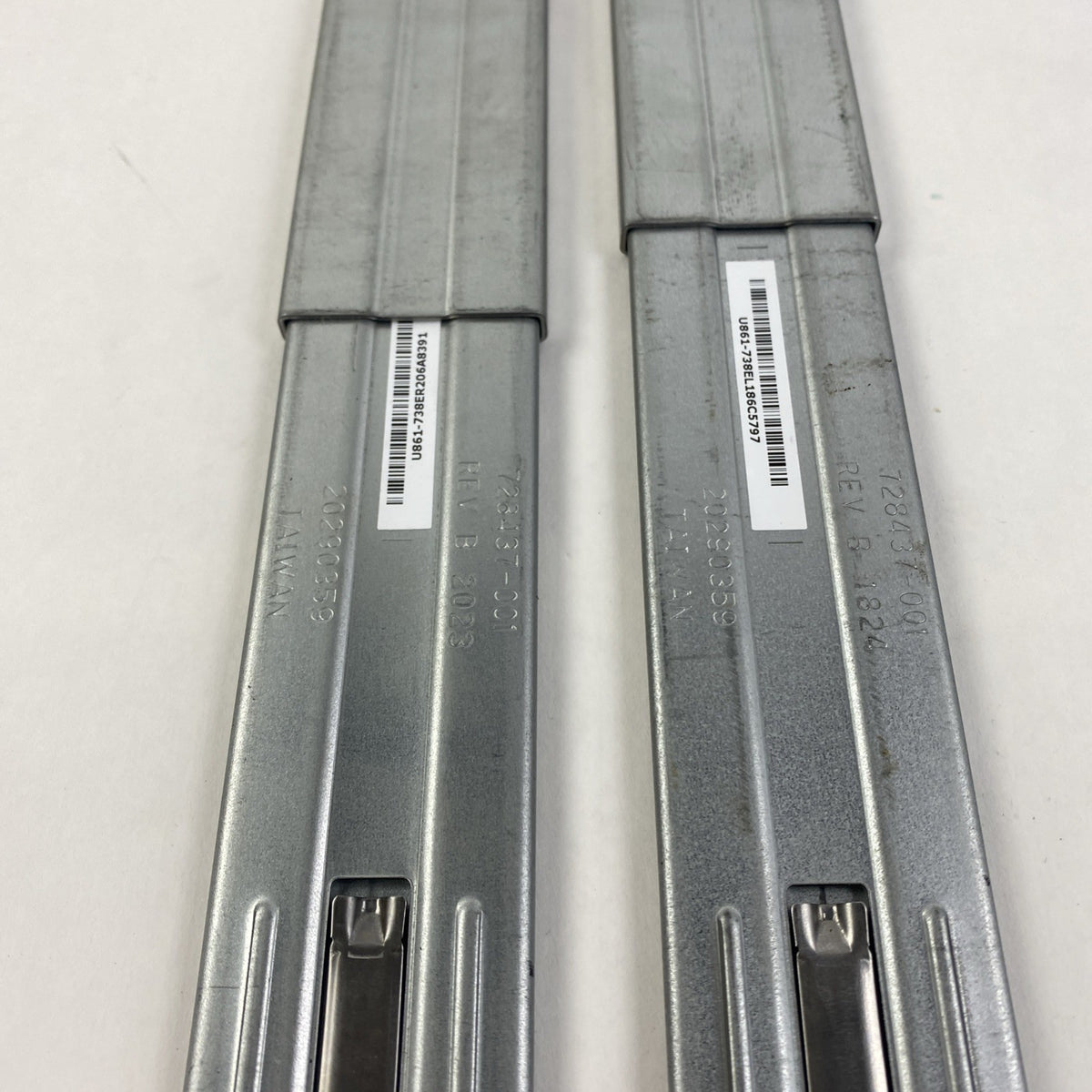 Sliding Rails 28437-001 w/ 714511-001 Right and Left Server Rails No Hardware3