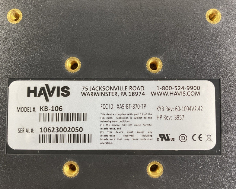 Havis KB-106 USB Integrated Touchpad Keyboard Tested