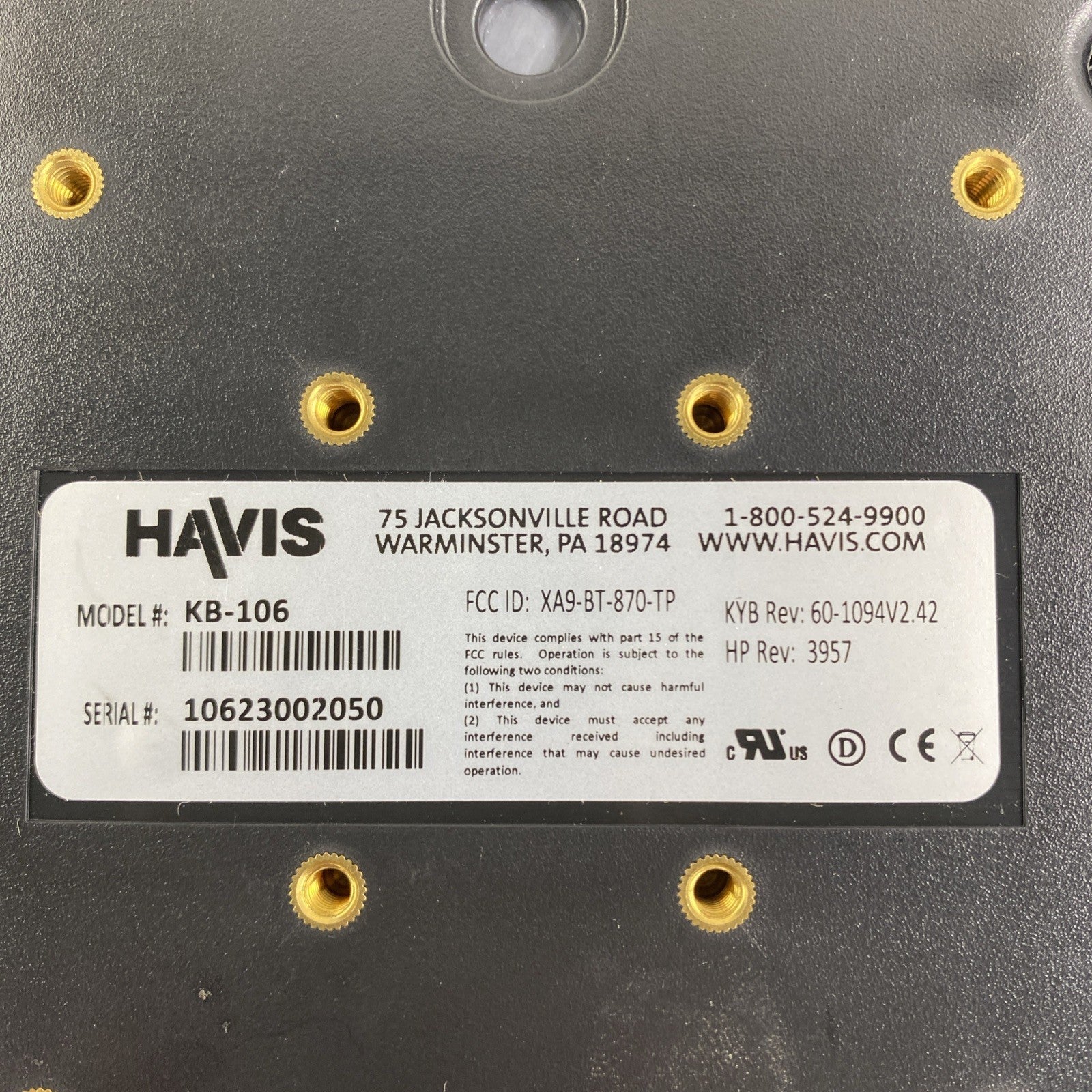 Havis KB-106 USB Integrated Touchpad Keyboard Tested4