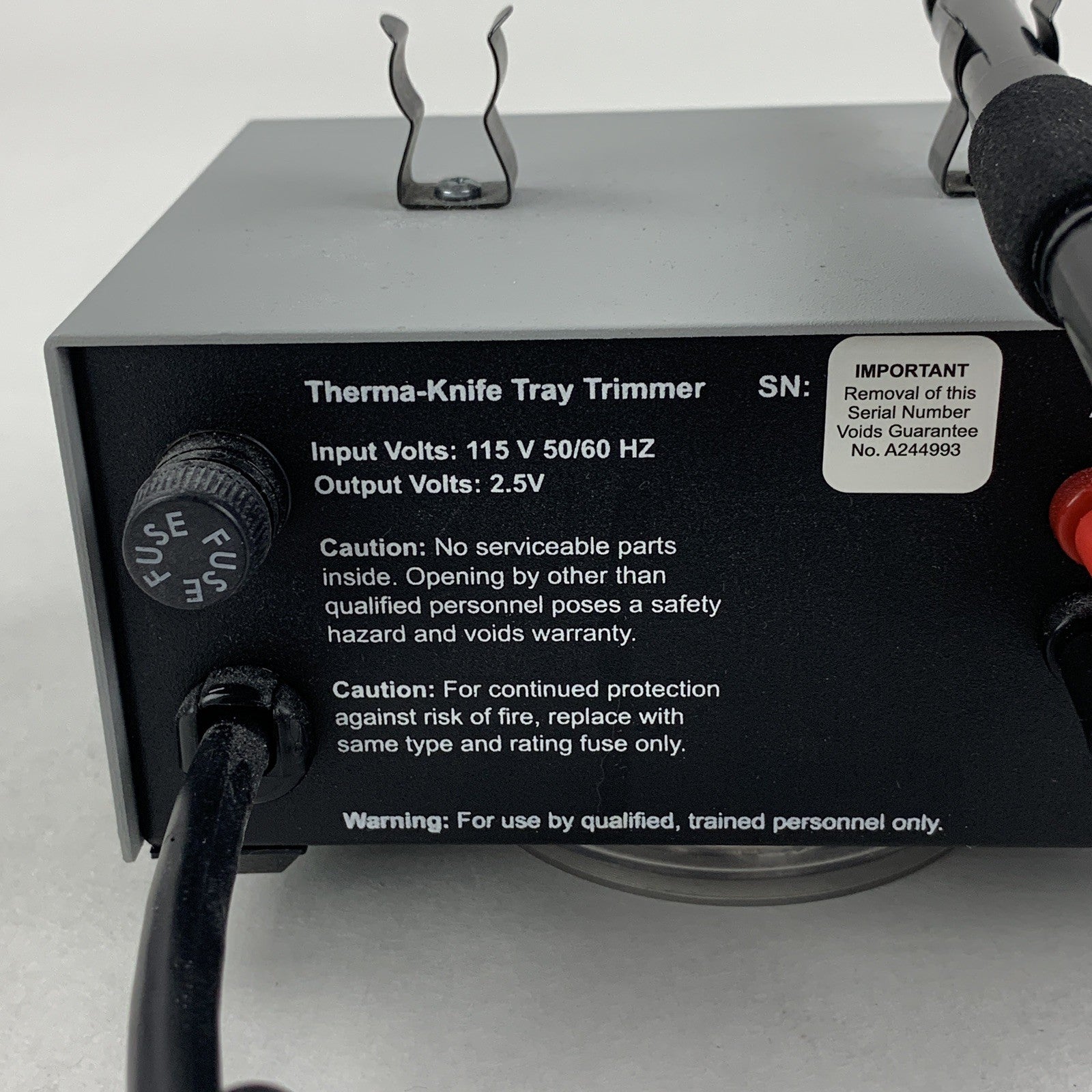 Buffalo Therma-Knife Tray Trimmer